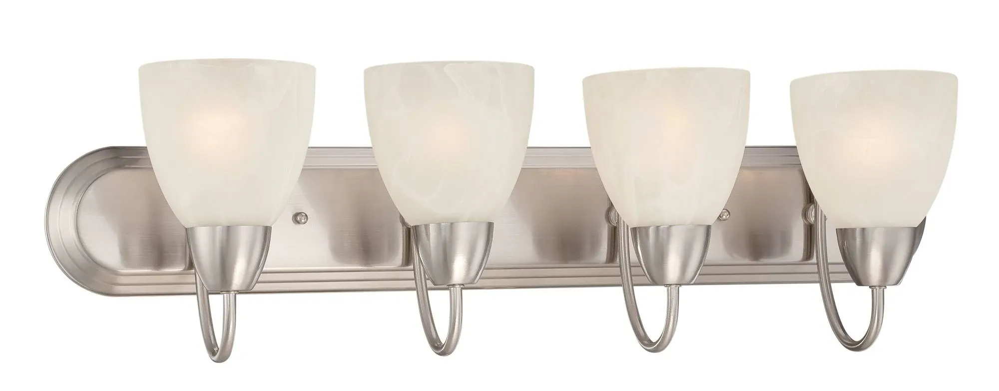 Designers Fountain 15005-4B-35 Brushed Nickel Torino 4 Light Bath Bar