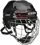 CCM Tacks 70 Hockey Helmet Combo - Youth - Black