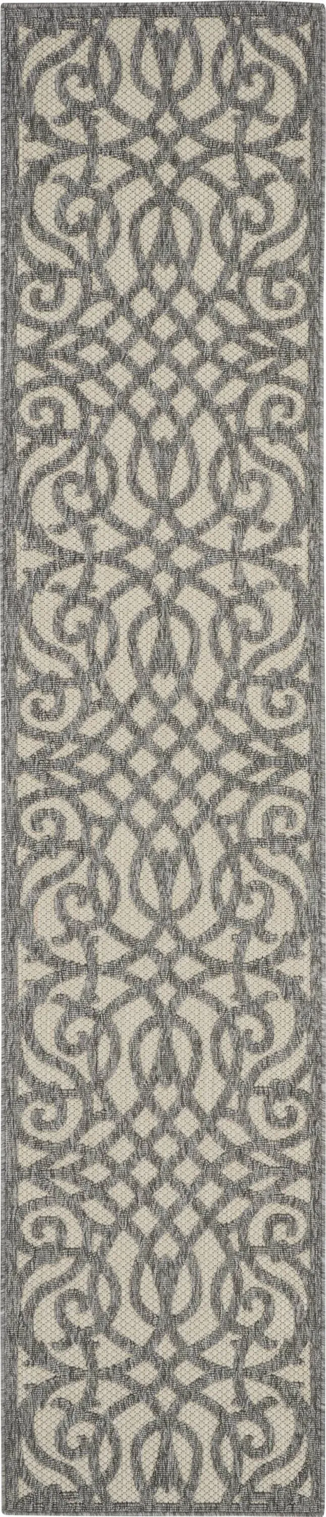 Nourison Palamos PLS04 Cream Grey Area Rug