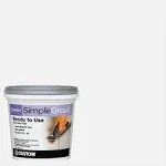 Custom Pmg381qt Simplegrout Pre-Mixed Grout, Bright White, 1 qt