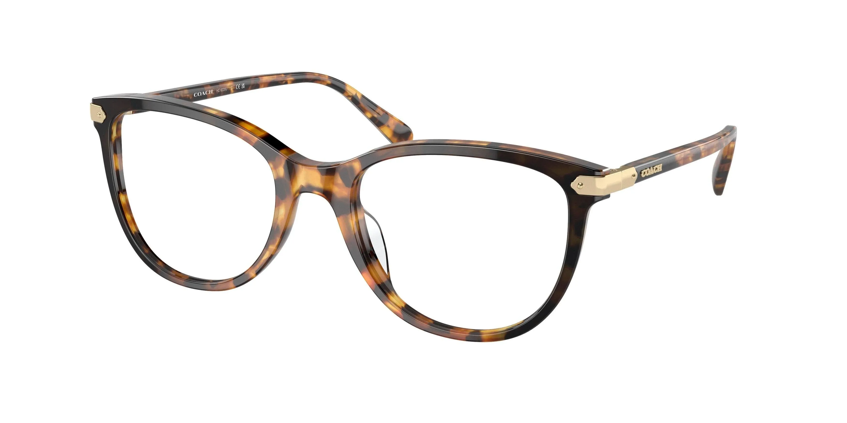 Coach HC6220U Women's Eyeglasses, in Honey-Tortoise-Black-Gradient