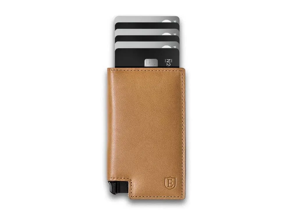 Ekster | Parliament Wallet 3.0 | Best Leather RFID Blocking Wallet Roma Cognac