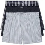 Calvin Klein Cotton Classics 3-Pack Woven Boxer NB4006