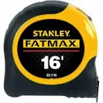 Stanley FatMax Tape Measure, Classic, 16 Foot