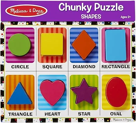 Melissa & Doug Chunky Puzzle Shapes