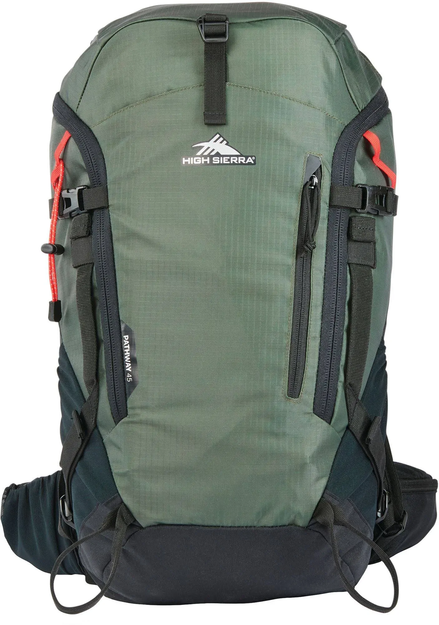 High Sierra - Pathway 2.0 45L Backpack - Forest Green/Black