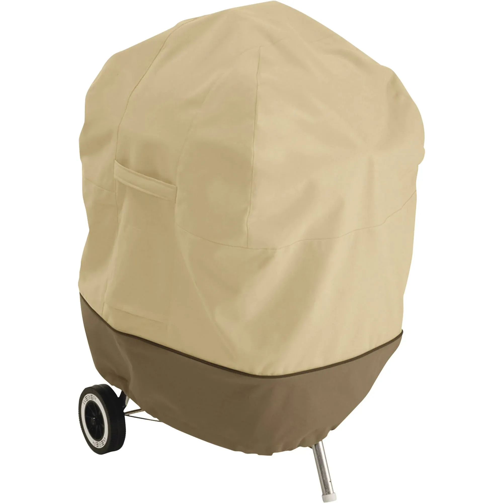 Classic Accessories Veranda Water-Resistant 26.5 Inch Kettle BBQ Grill Cover,Pebble