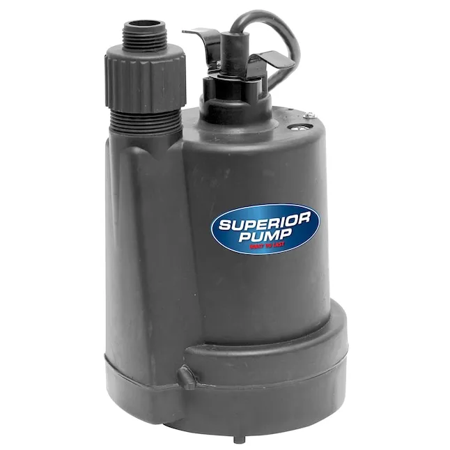 Superior Pump Thermoplastic Submersible Utility Pump