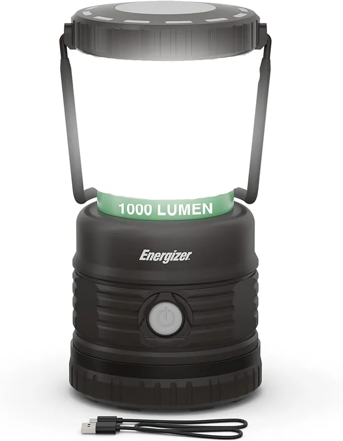 Rechargeable LED Camping Lantern by Energizer, 1000+ Lumens, IPX4 Water Resis...