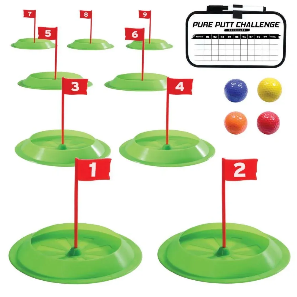 GoSports Pure Putt Challenge Mini Golf Game Set