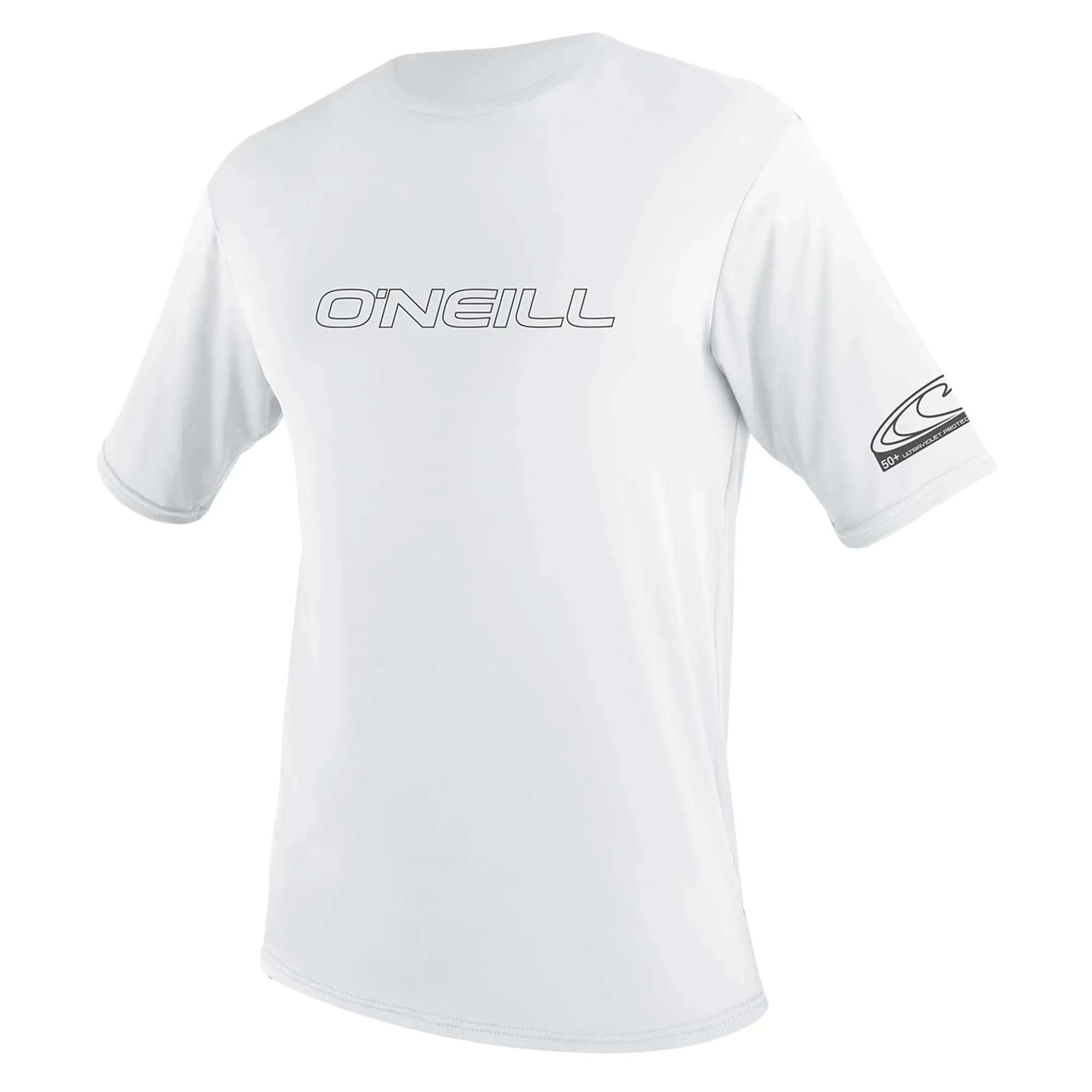 Men's O'Neill White Basic Skins Rashguard