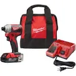 Milwaukee Compact Brushless 1/4" Hex Impact Driver Kit