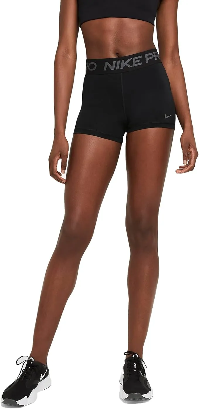 Nike Pro Women's 3" Shorts Black/Grey / M