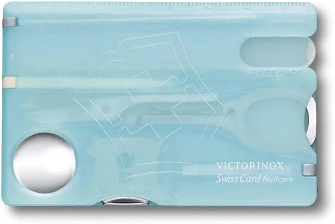 Victorinox VIC-0.7240.T21B1 SwissCard NailCare Aqua 81mm