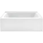 American Standard Studio Three Wall Alcove Acrylic Soaking Tub