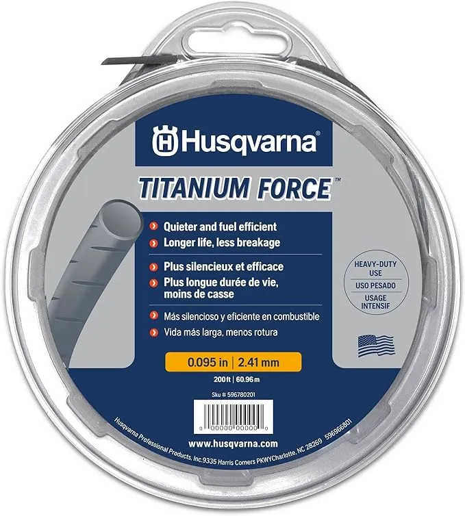 Husqvarna Titanium Force String Trimmer Line 639005102