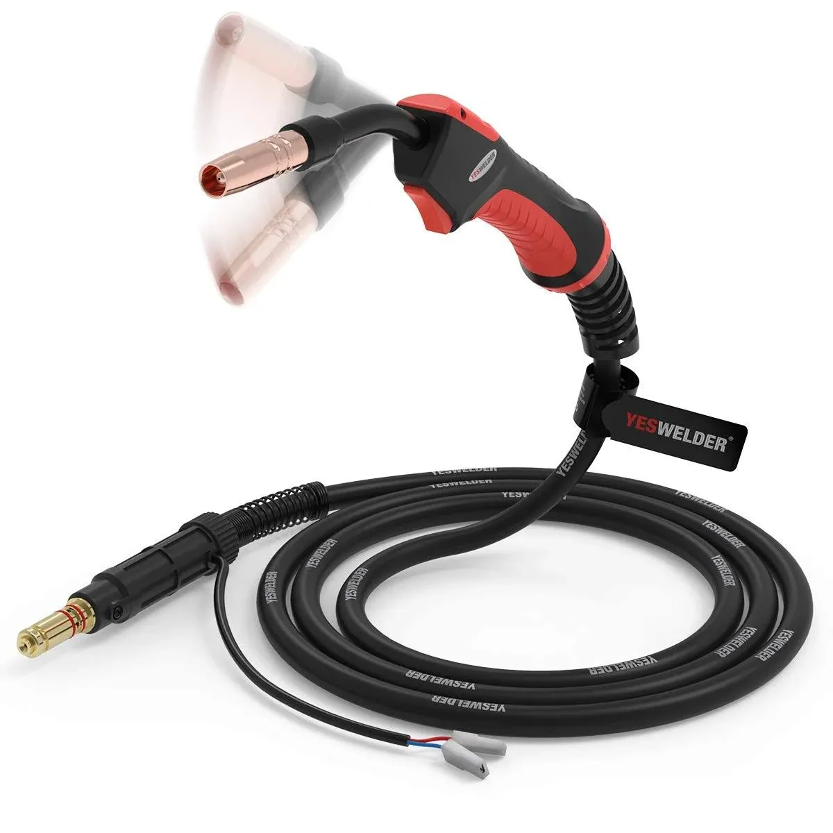 Flexible MIG Welding Gun Torch 100A 10ft Replacement for Lincoln 100L K530-5