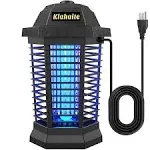 Klahaite Bug Zapper Outdoor Electric, Mosquito Zapper Indoor, Fly Zapper, Fly Trap, Insect Trap for Garden Backyard Patio, Black