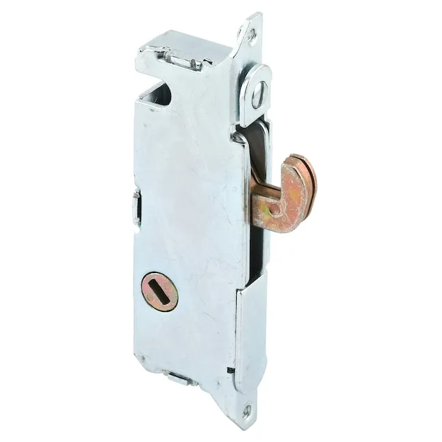 Prime-Line Mortise Lock, 3-11/16 In., Steel, 45 Degree Keyway, Round Faceplate (single Pack)Prime-Line Mortise Lock, 3-11/16 In., Steel, 45 Degree Keyway, Round Faceplate (single Pack)