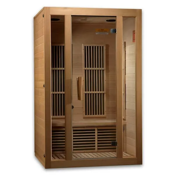 Maxxus Seattle 2 Person Low EMF Far Infrared Sauna Canadian Hemlock