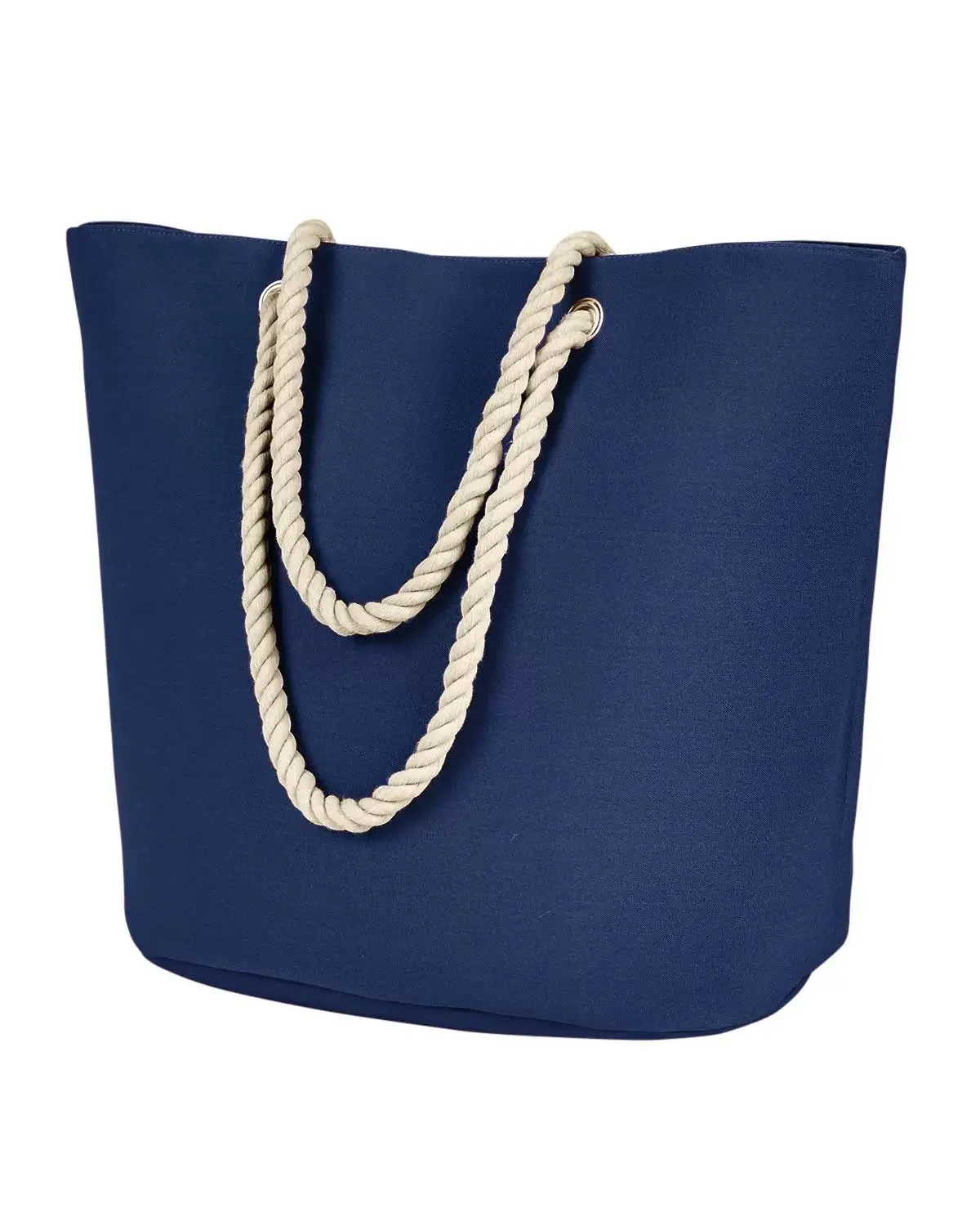 BAGedge BE256 Polyester Canvas Rope Tote - Navy