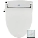 BidetMate 1000 Series Warm Water Heated Electronic Smart Toilet Seat Bidet with Remote