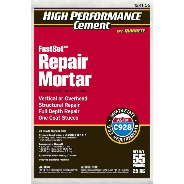 Quikrete Fast Set Repair Mortar