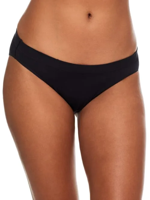 Leak Proof Comfort Bikini In Volcanic Black