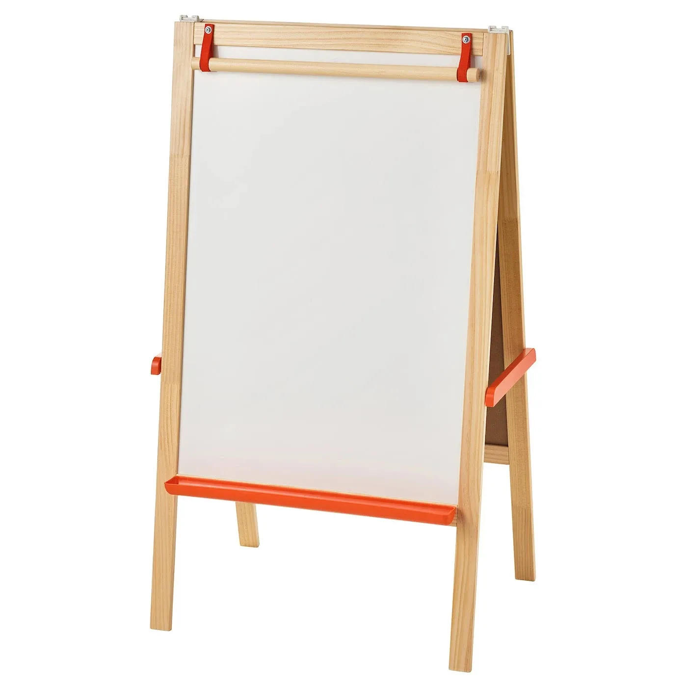 IKEA 3 In 1 Kids Art Easel Dual-Sided Blackboard Whiteboard & Paper Roll -Excellent