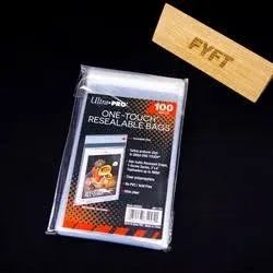 Ultra Pro Pack of 100 One Touch Resealable Poly Bags Sleeves for Card Holder