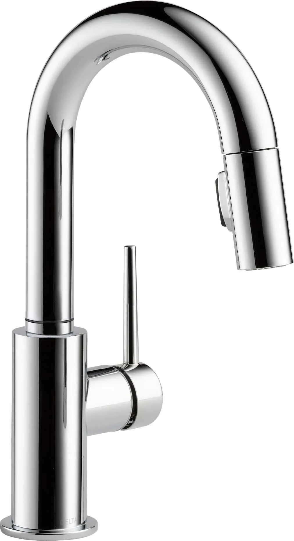 Delta 9959-DST Trinsic Chrome Single Handle Pull-Down Bar/Prep Faucet