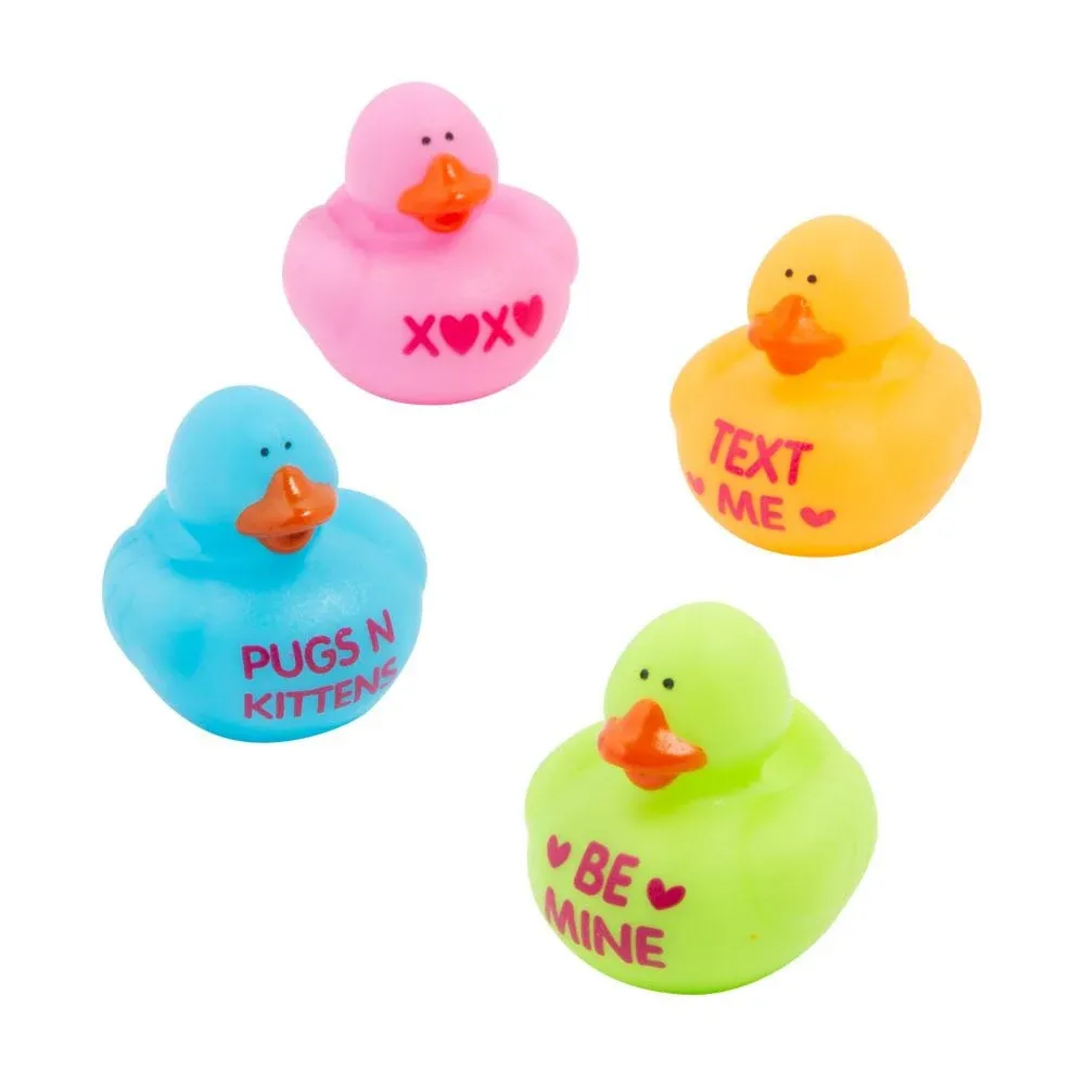 Valentine Conversation Rubber Duck Set of 4 (Free Shipping with 6 Purchases)