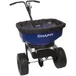 Chapin 80 Pound Professional SureSpread Salt and Ice Melt Spreader with Baffles (82088-B)