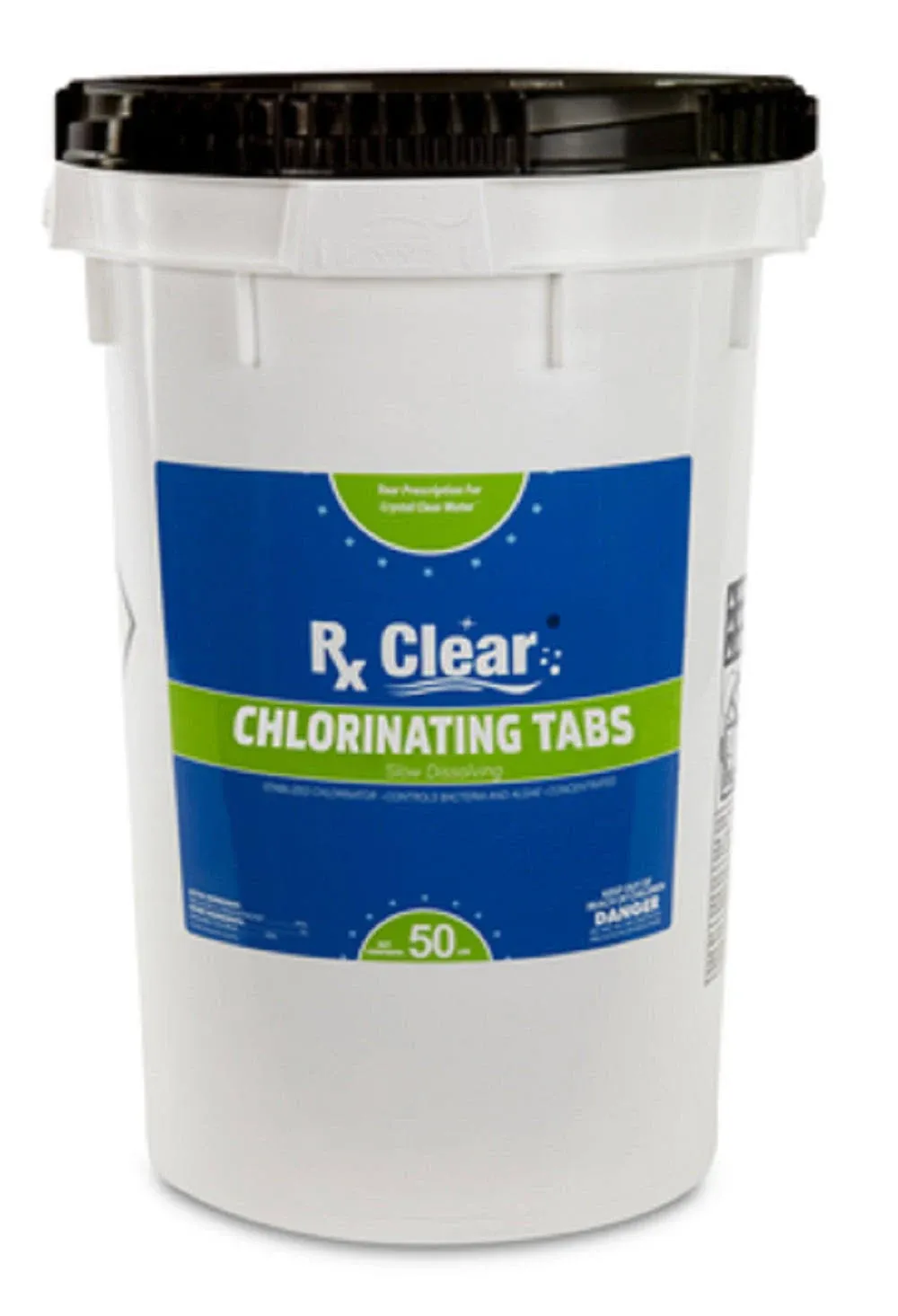 RX Clear 3" Stabilized Chlorine Tablets - 50 lbs.