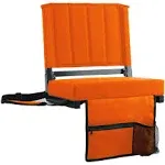 SPORT BEATS Stadium Seat for Bleachers with Back Support and Wide Padded Cush...