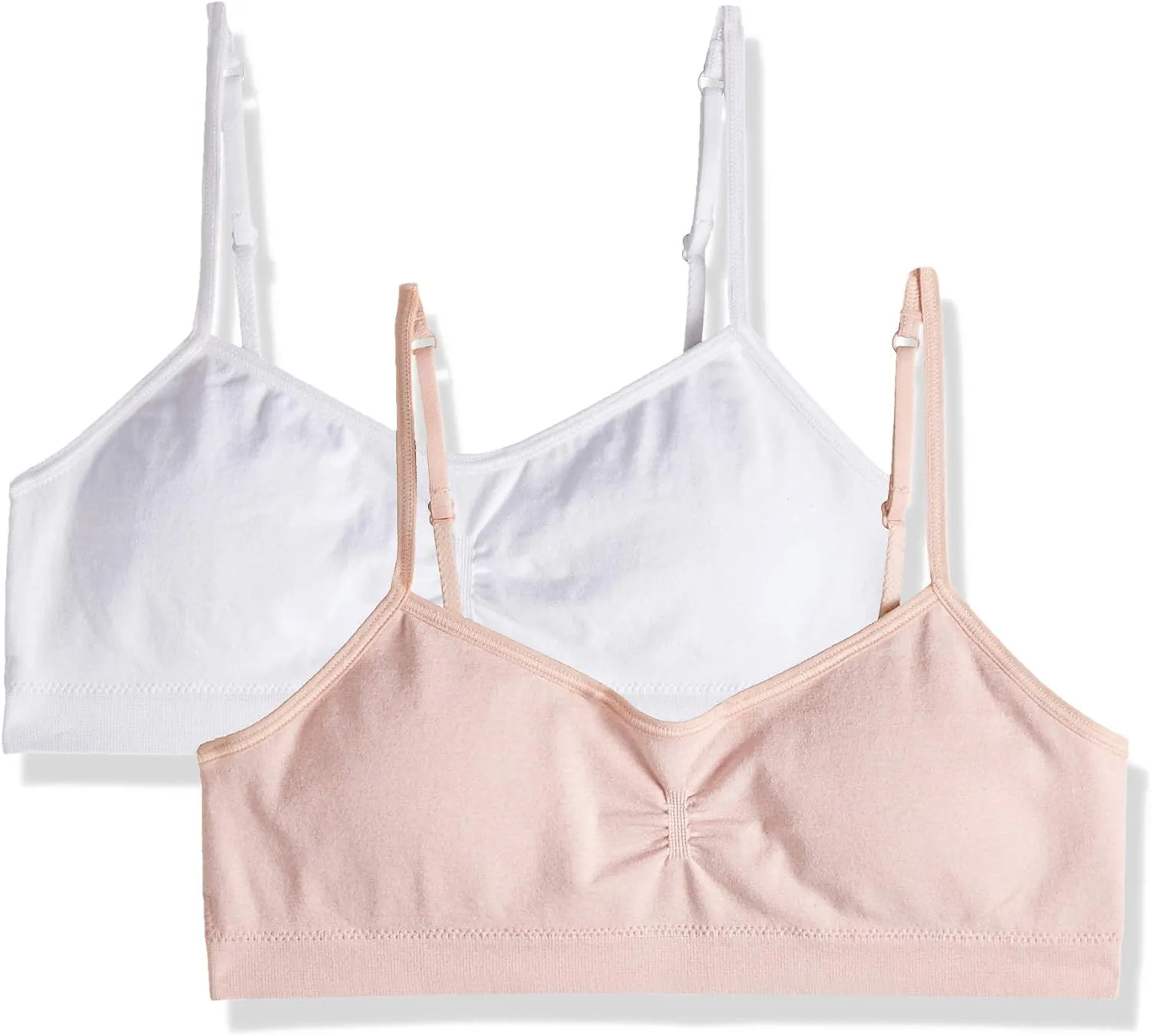 Hanes Girls' 2pk Seamless Bra