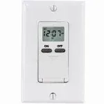 Intermatic EI500WC Digital Timer, 7-Day, SPST, 120 V, White