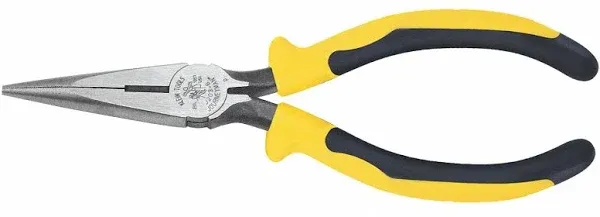 Klein Tools J203-6 Pliers, Long Nose Side-Cutters, 6-3/4"