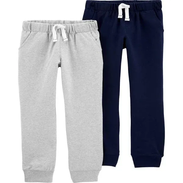 Carter's Toddler Boys 2 Pack French Terry Active Joggers/Pants