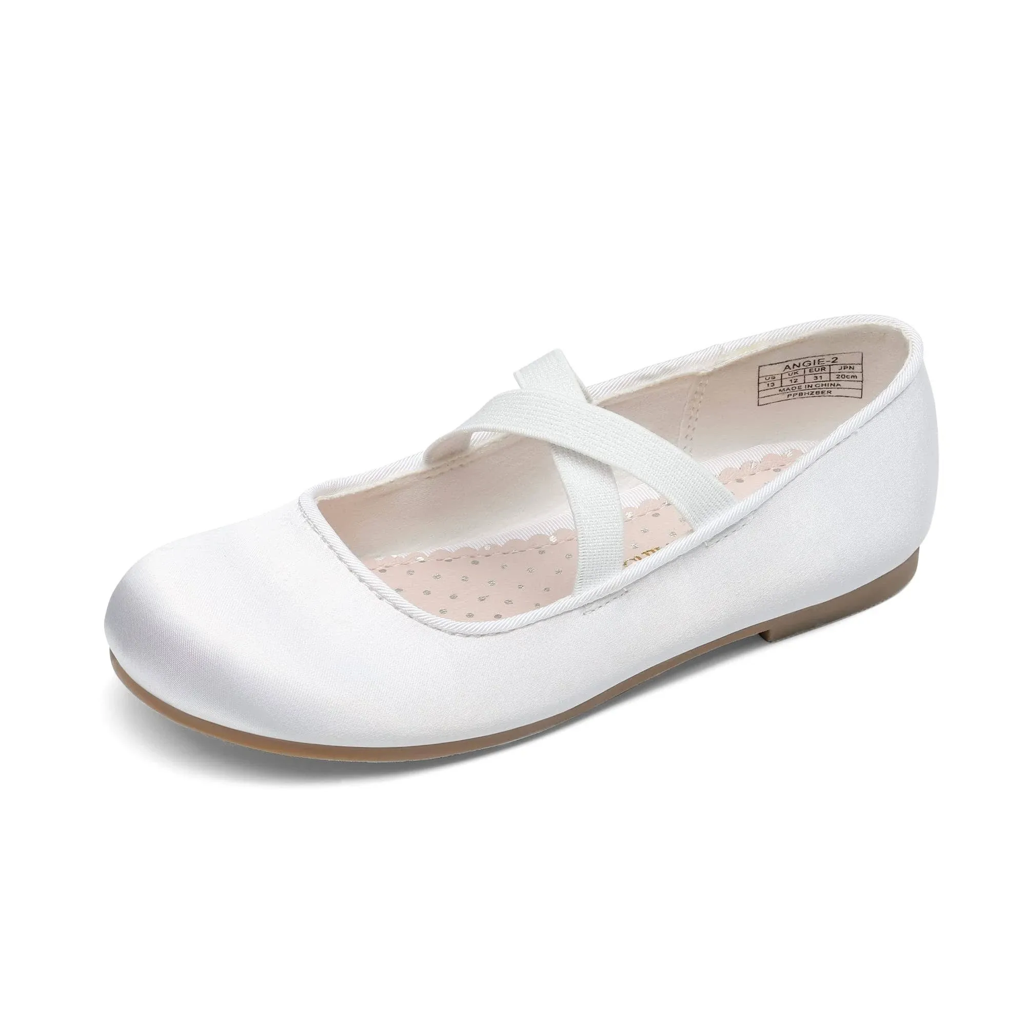 DREAM PAIRS Girls Ballerina Dress Shoes Mary Jane Flats