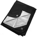 Arcturus Outdoor Survival Blanket 60" x 82" - Black