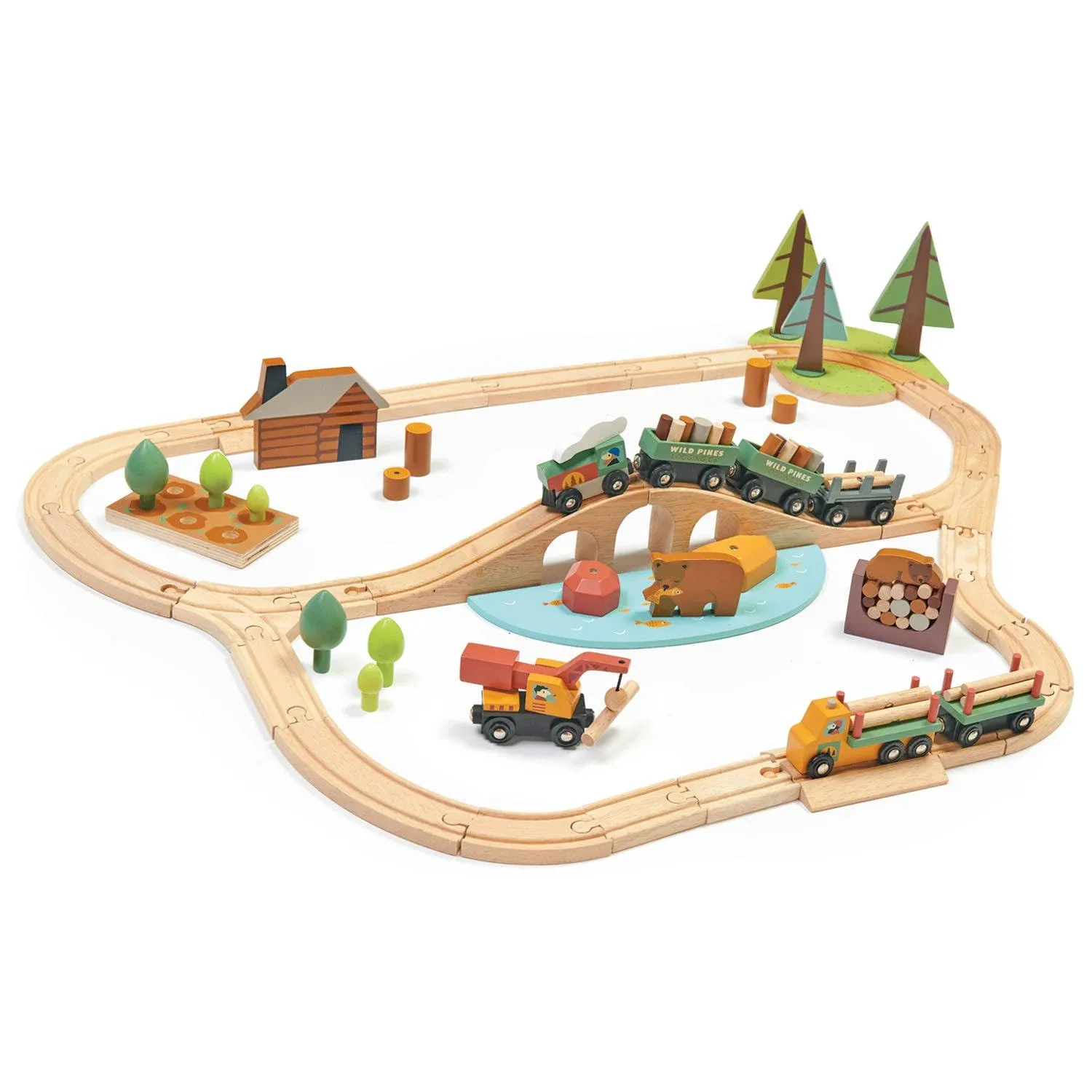 Tender Leaf Toys - Wild Pines Train Set