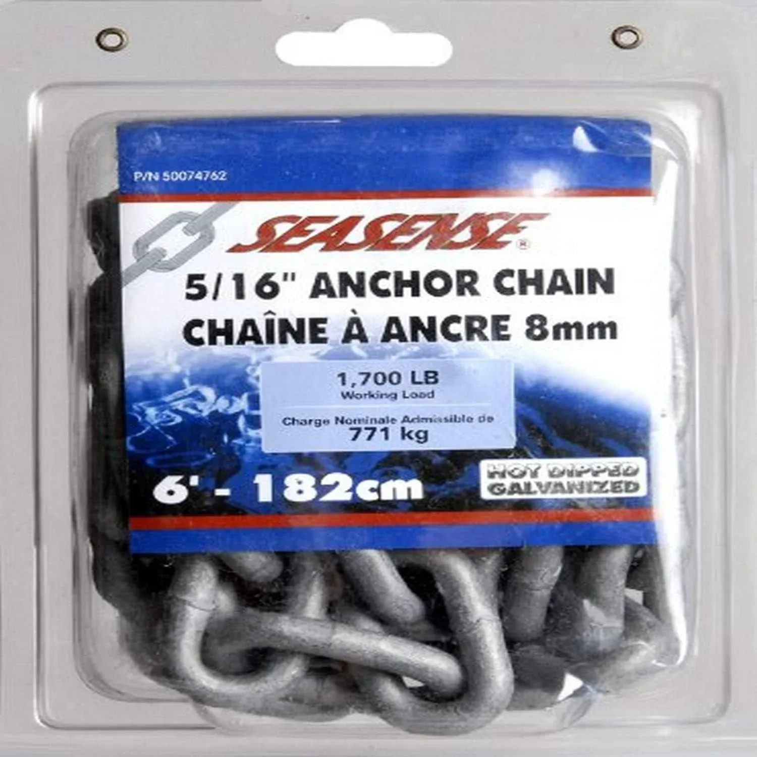 Seasense Anchor Chain 5/16" x 6' Galvanized