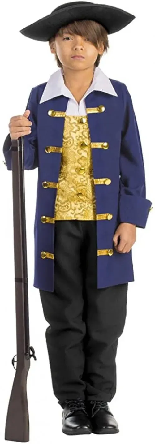 Colonial Aristocrat Boy&#039;s Costume by Dress up America Small &amp; Large