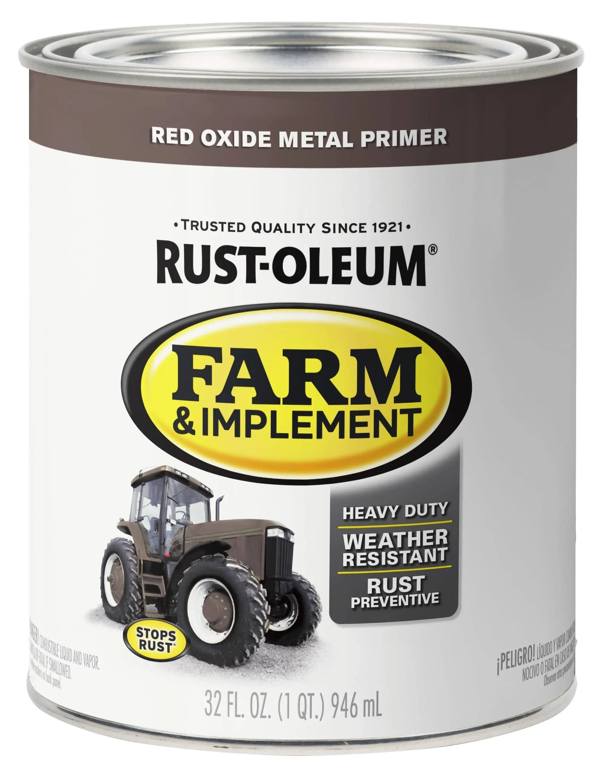 Rustoleum 280106 Farm Paint Gray Primer - 1 qt.