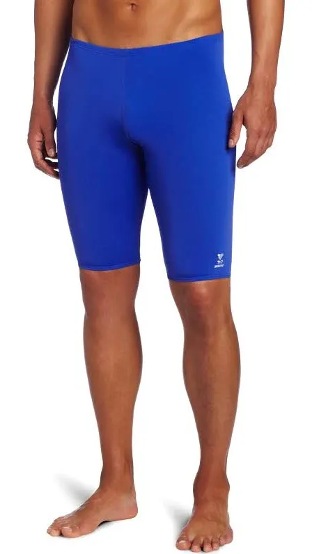 TYR Men's Durafast Solid Jammer 36 Royal