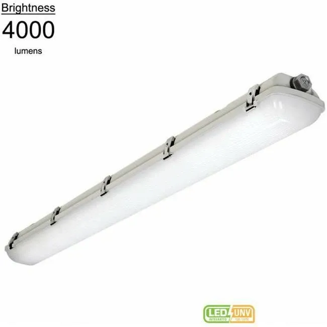 Metalux 39-Watt White Integrated LED 4500-Lumens Commercial 4-ft