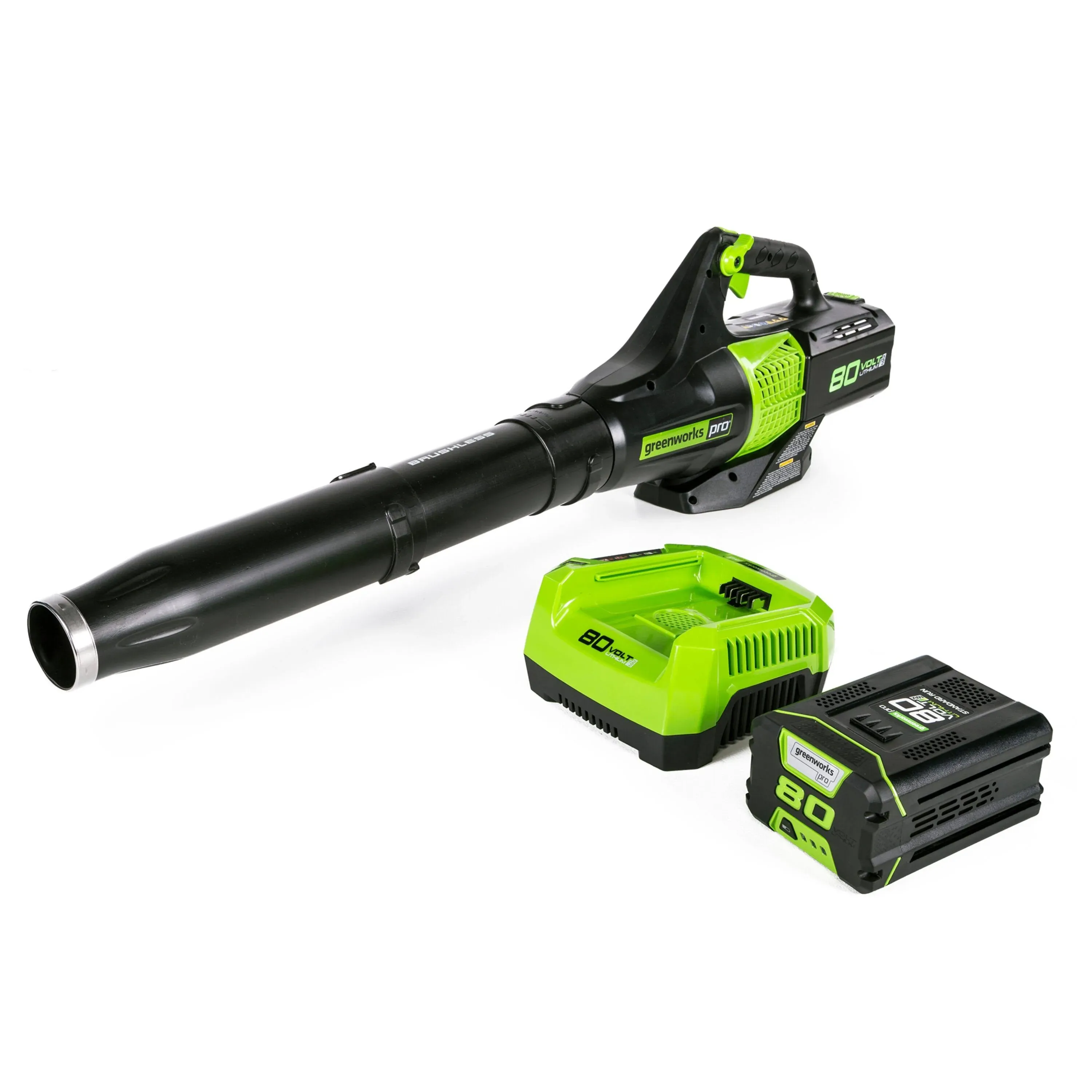 Greenworks 80V Pro Axial Blower with 2.5Ah Battery and Charger BL80L2510