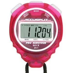 Accusplit Pro Survivor Stopwatch, Black