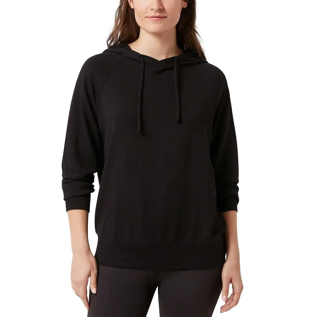  Eddie Bauer Women&#039;s Ultra Soft Four Way Stretch  Hoodie Black Size M